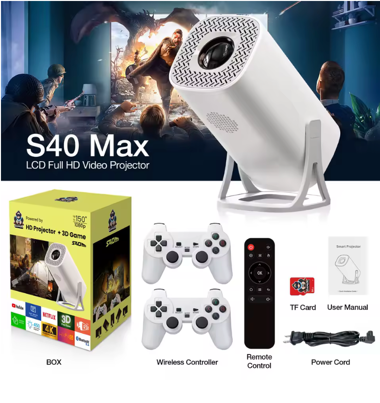 Proyector con juegos S40MAX