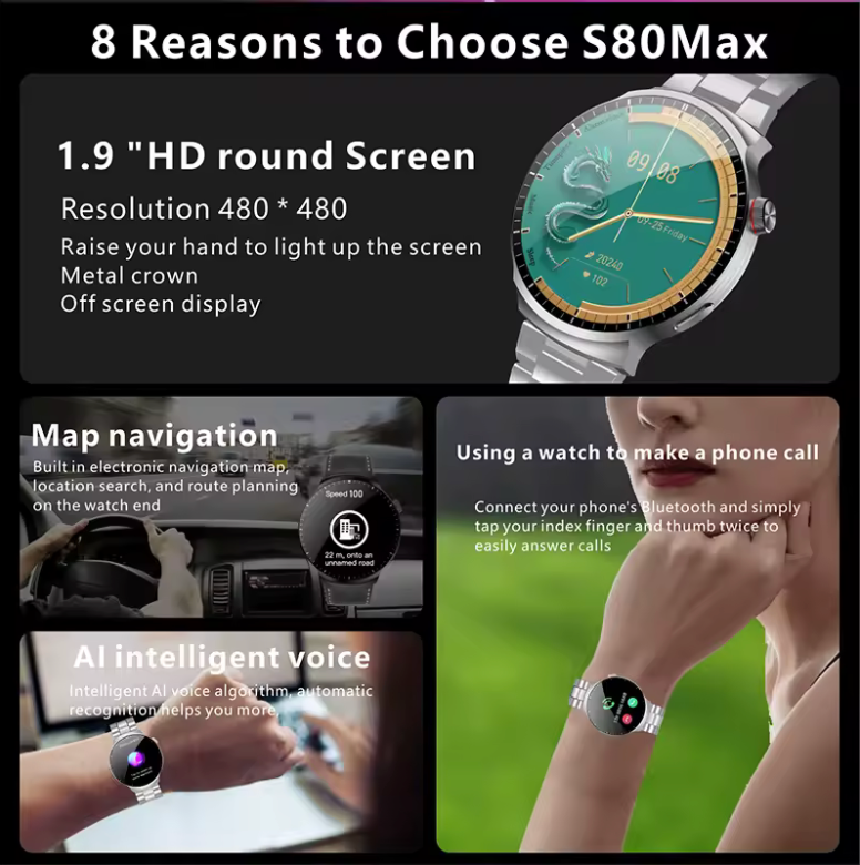 Reloj Inteligente S80-MAX