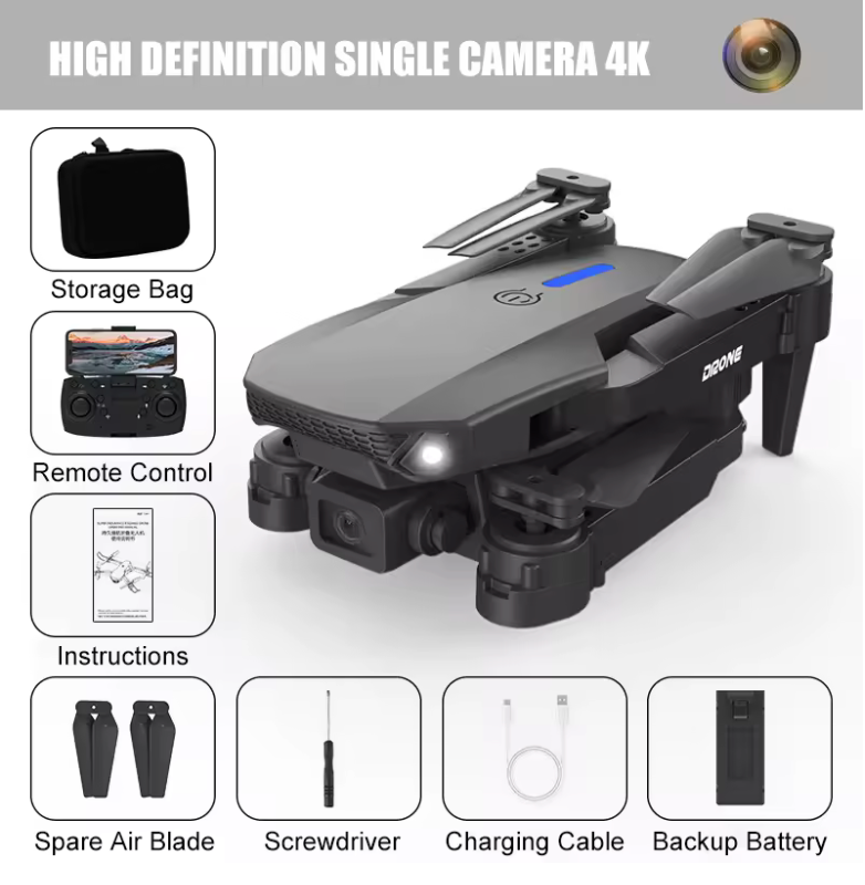 Dron E88 pro Cámara Incorporada