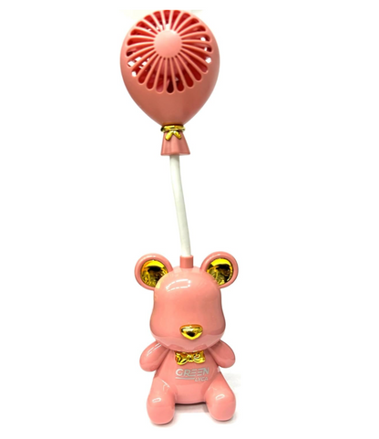 Ventilador con Sacapuntas en Forma de Oso